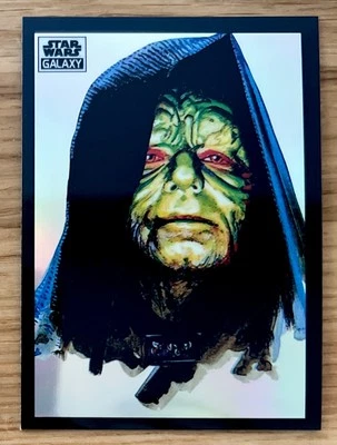 2022 Topps Chrome Star Wars Galaxy Refractor Palpatine Portrait #11 MINT CARD! - Image 1 of 2
