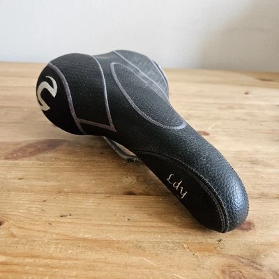 Vintage LDY Saddle Fec Alloy Rails Comfort Ladys Made in Italy Bike Seat - Image 1 of 4