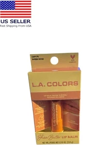 L.A. Colors Shea Butter Lip Balm Sheer Rose new - Picture 1 of 2