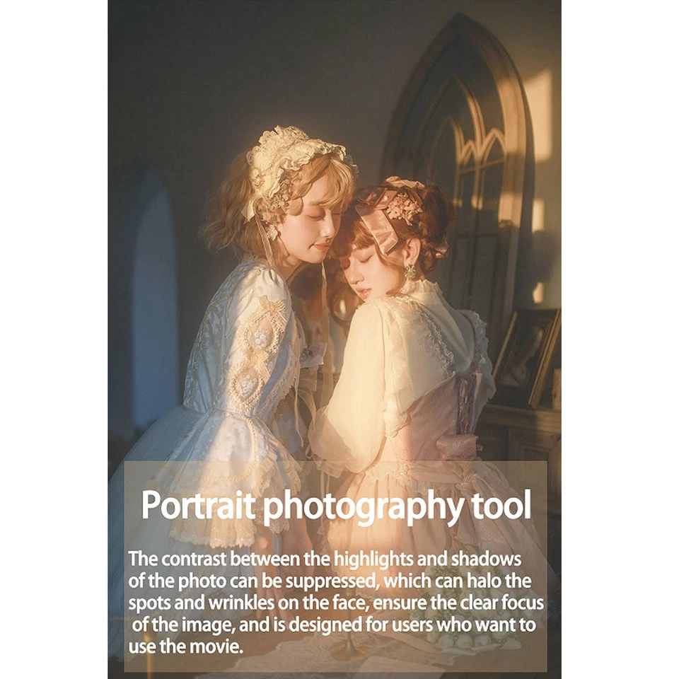 Black Soft Filter Black Diffusion 1/8 Lens Filter Kit Optical Glass Portrait Hot - Image 1 of 4