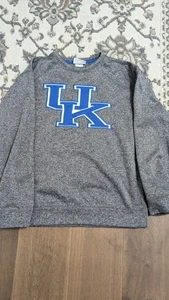 Section 101 Majestic University of Kentucky UK Stiched Sweatshirt M Gray - Picture 1 of 8