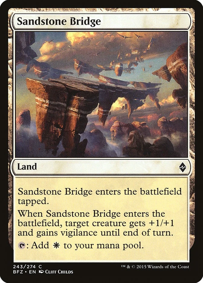 Sandstone Bridge [Battle for Zendikar] (BFZ 243) Near Mint - Image 1 of 1