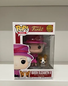 Funko Pop Royals: Queen Elizabeth II with Corgi Figurine 01 - Imagen 1 de 7