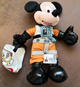 2014 Disney Parks Authentic Plush Star Wars Mickey Mouse X-Wing Pilot 9 in 23 cm - Picture 1 of 4