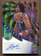 Jaylin Williams 2022-23 Panini Spectra Radiant Signatures Gold  RC Auto 03/10