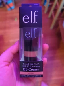 Lot of 2 - e.l.f. BB Cream - Medium - SPF 20 - 0.96 fl oz - Read Description - Picture 1 of 4