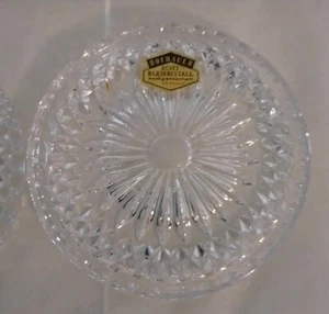 Hofbauer Bleikristall, 5 Untersetzer, 8,5 cm Durchmesser - Bild 1 von 5