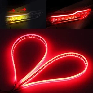 2 X Tail Brake Lights 12V 24In Running & Turn Signal LED Waterproof - NEW - Picture 1 of 3