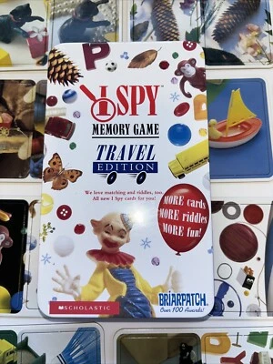 I Spy Memory Game Travel Edition Scholastic Briarpatch Brain Cognitive - Image 1 of 4