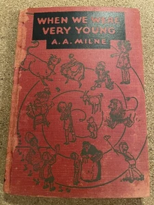 When We Were Very Young A A Milne Vintage 1950 - Picture 1 of 5