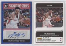 2018 Panini Donruss Optic Blue Prizm /25 Vincent Edwards #SG-VEW Rookie Auto RC
