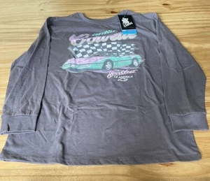 NEW Kid’s Corvette T-shirt-size Large 10/12 Licensed By GM - Picture 1 of 4