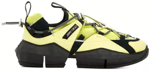 $ 1250 Designer Jimmy Choo Herren gelb Logo Schuhe Mode Turnschuhe 42,5 - Bild 1 von 9