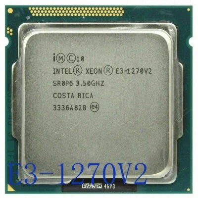 Intel Xeon E3-1270 V2 CPU Quad-Core SR0P6 3.5 GHz 8M 5 GT/s LGA 1155 Processor - Image 1 of 2