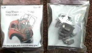 Guy Thornycroft Dodge Mk1 cab X39 UNPAINTED OO Scale Langley Models Kit 1/76 - Picture 1 of 2