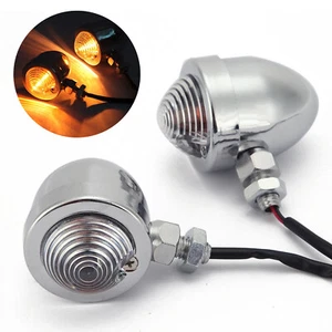 2X Turn Signals Blinkers For Honda Shadow VT ACE Aero Spirit VLX 600 750 1100 - Picture 1 of 12