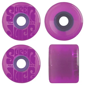 OJ Skateboard Wheels 60mm Super Juice 78A Translucent Purple
