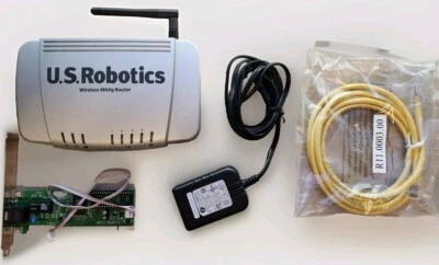 Paquete: Router USRobotics MAXg + SpeedStream PCI NIC Foto 1 de 4