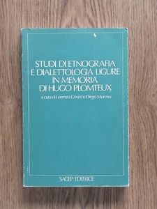 Studi Di Etnografia E Dialettologia Ligure In Memoria Di Hugo Plomteux Sagep - Foto 1 di 7