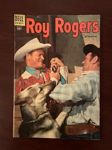 Roy Rogers Comics #86 (Dell 1955) Golden Age Western Action Bullet 5.5 FN- - Picture 1 of 5