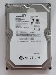 ST31000528AS, SN: 5VP, WU, PN: 9SL154-240, FW: AP63, 12465, Seagate 1Tb 3.5" HDD - Imagen 1 de 2