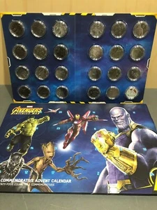 Marvel Avengers Infinity War Limited Edition Set di 24 monete da collezione - NUOVO - Foto 1 di 6
