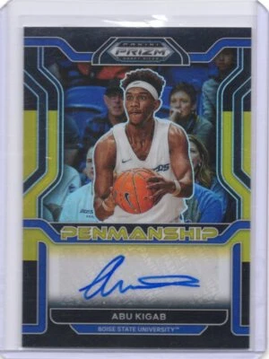 2022 Panini Prizm Draft Picks #CP-ABU Abu Kigab Boise St University 4/5 - Image 1 of 2