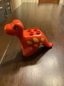 LEGO DUPLO red dinosaur T-Rex Jurassic Park World dino minifigure figure - Picture 1 of 2