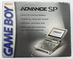 **BOX ONLY** Nintendo Game Boy Advance SP Color: Platinum - SEE PICS #4 - Picture 1 of 7