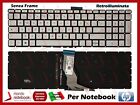 Italian Keyboard For Notebook Hp 15 Cb 15 Cd Silver Backlit