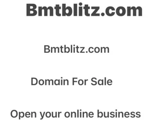 Premium Domain for Sale Bmtblitz.com (Name Cheap Only Transfer) - Picture 1 of 1