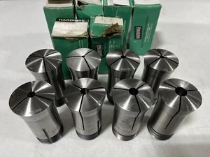 Hardinge 16C Round Smooth Collet Lot Lathe Set Internal Thread 1/8 3/16 1/4 1/2 - Picture 1 of 7