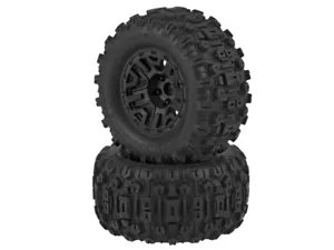 Traxxas Reifen auf 2.8 Felge schwarz Sledgehammer (2) TSM rated TRX6792 - Bild 1 von 4