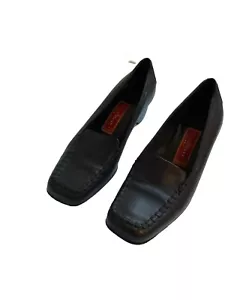 Cole Haan Shoes Womens Size 7 B Loafer Black All Leather EUC - Picture 1 of 15