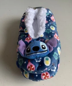 Disney Stitch Slipper Socks Christmas Ornaments Winter Women’s Sz 8-10 M/L NEW - Picture 1 of 11