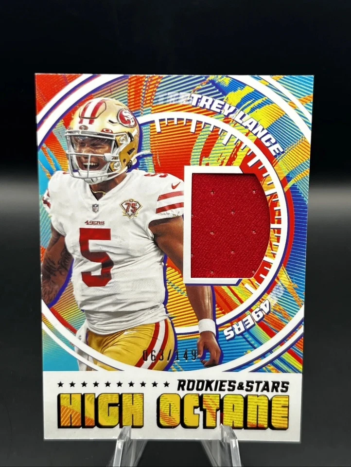 2022 Panini Rookies and Stars Patch High Octane Trey Lance /149 49ers  - Image 1 of 3