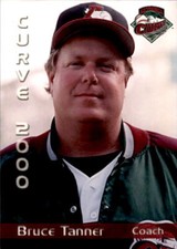 2000 Altoona Curve Grandstand #28 Bruce Tanner Pitching Coach - NM Baseball Card