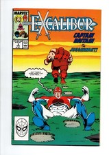 EXCALIBUR #3, Vol.1, Marvel Comics, 1988