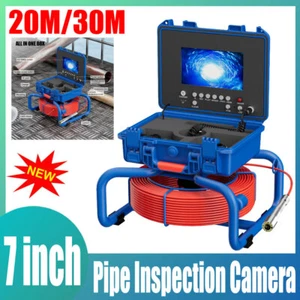 7 Inch Screen Pipe Inspection Camera Industrial Endoscope DVR Video Recording - Picture 1 of 19