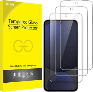 JETech Schutzfolie für Samsung Galaxy S24 FE, Gehärtete Glas Displayschutz, Fing - Bild 1 von 7