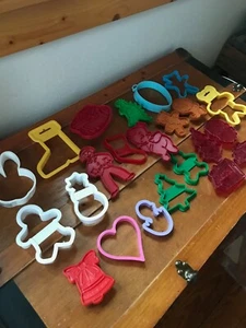 Large Vintage to Now Lot of White Yellow Red Plastic Christmas Easter Holiday  - Picture 1 of 12