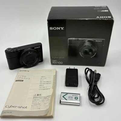 Sony Digital Camera DSC-RX100 1.0-type sensor  F1.8 lens Black Japan - Image 1 of 4