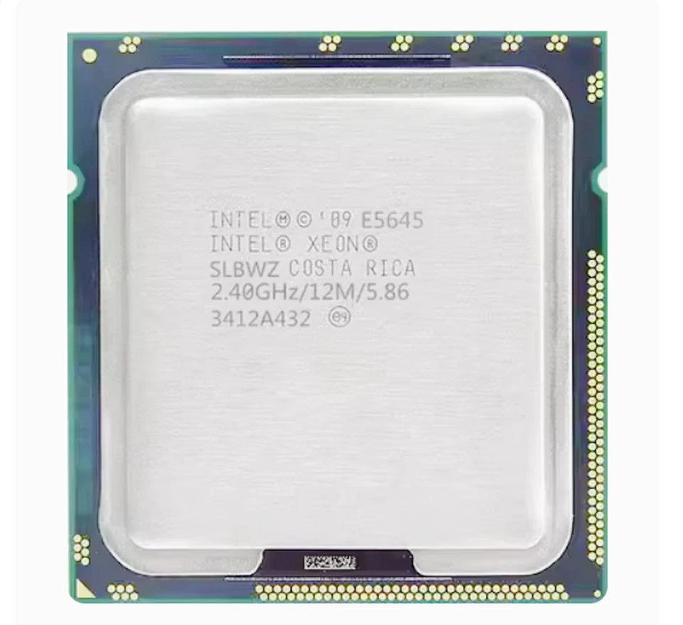 Intel Xeon E5645 2.40GHz 6-Core 12MB 5.86GT/s LGA1366 SLBWZ CPU Processor - Image 1 of 1