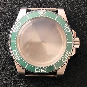 316 Stainless Steel 40MM Convex Mirror Sapphire Glass Watch Case for NH35/NH36 - Picture 1 of 32
