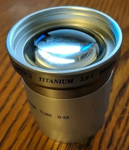 Vision Optics Titanium 2.0X Digital Tele Lens For Canon G6 Adapter Tube B-52 - Picture 1 of 8