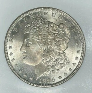 1885 MORGAN SILVER DOLLAR ~ NGC MS 64 ~BEAUTIFUL COIN~ REF#34-003 - Picture 1 of 4