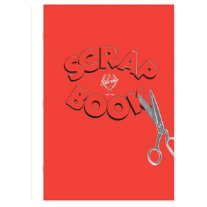 Silvine 438 Scrap book Printed Cover 377mm x 251mm Easily Cut & Glued Paper New - Picture 1 of 4