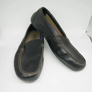 Mocassini Sperry Top Sider da uomo 13M M in pelle nera antiscivolo - Foto 1 di 14