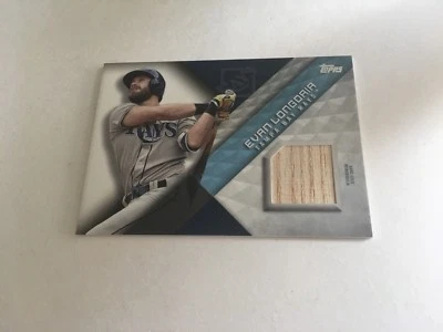 Topps Baseball Series 1 2018 Evan Longoria Bat Relic - Image 1 of 2