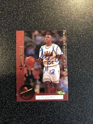 Clásico Superior Pix Charlie Ward 1995 autógrafo automático #751/2500 Foto 1 de 3